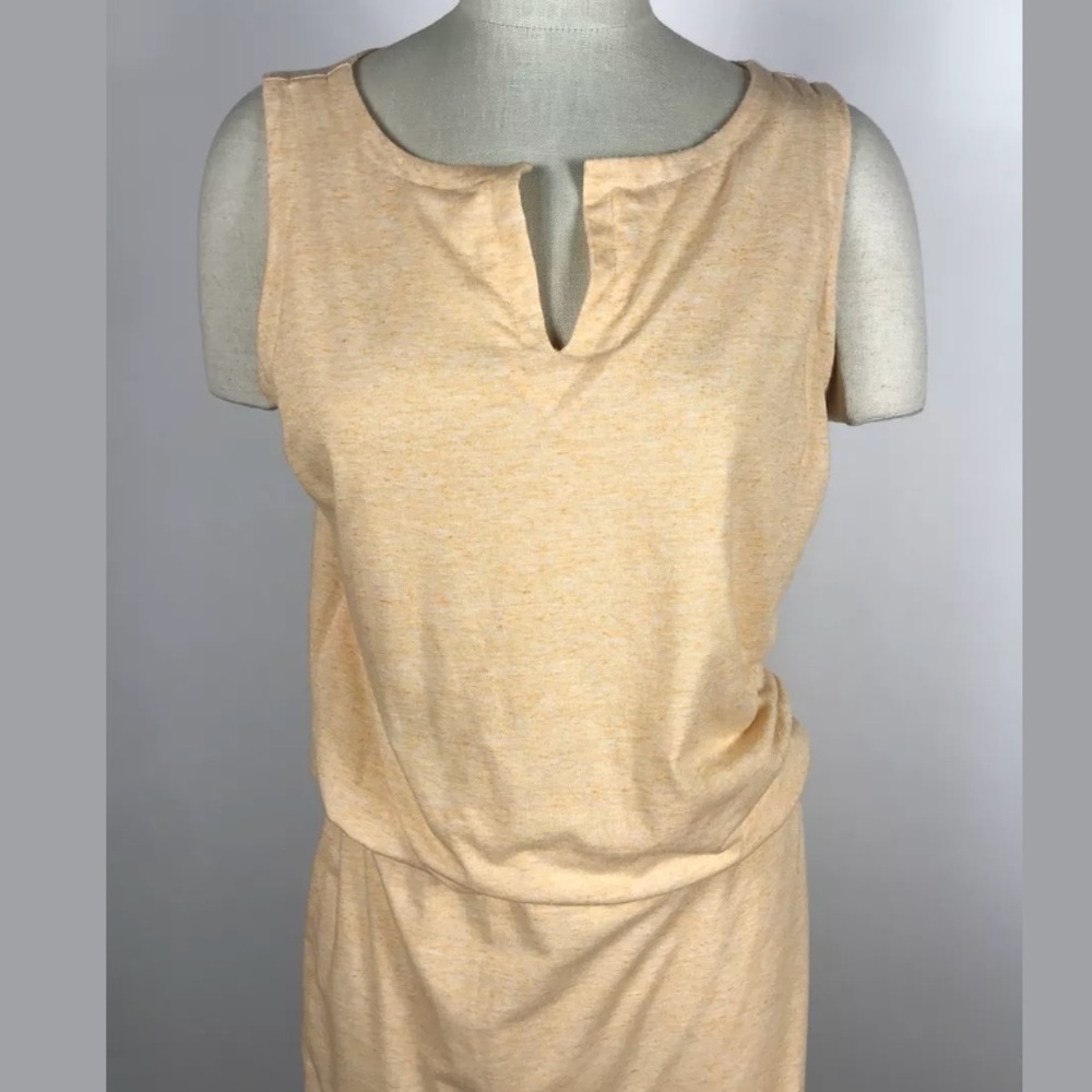 SOLD Athleta Vida Tiger Lilly Orange Short Dress - Picture 3 of 8